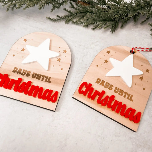 Days Until Christmas Mini Whiteboard with Magnet