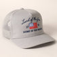 Land Of The Free Embroidery Trucker Hat