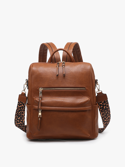 Amelia Convertible Backpack w/ Guitar Strap Jen & Co.