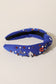 USA Charm Embellished Knot Headband