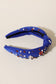 USA Charm Embellished Knot Headband