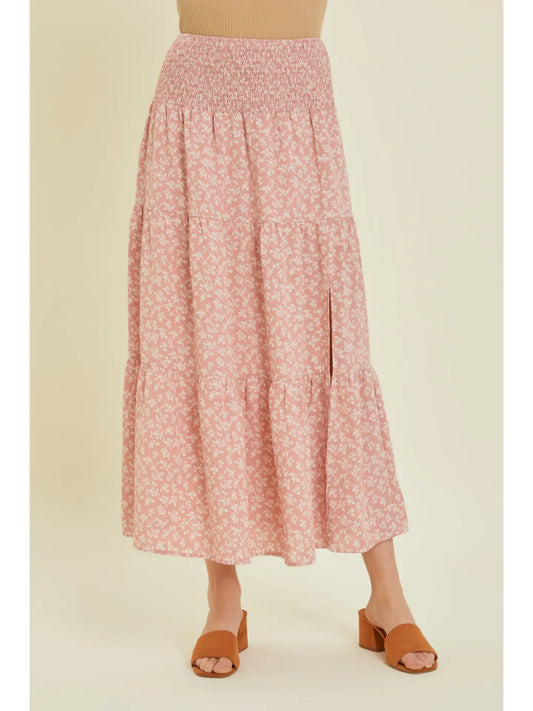 Ditsy Floral Midi Skirt