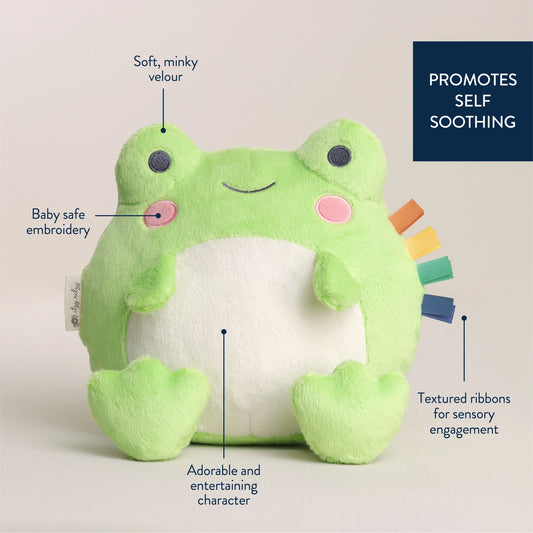 Itzy Ritzy Sweetie Snuggles Plush | Freddie the Frog