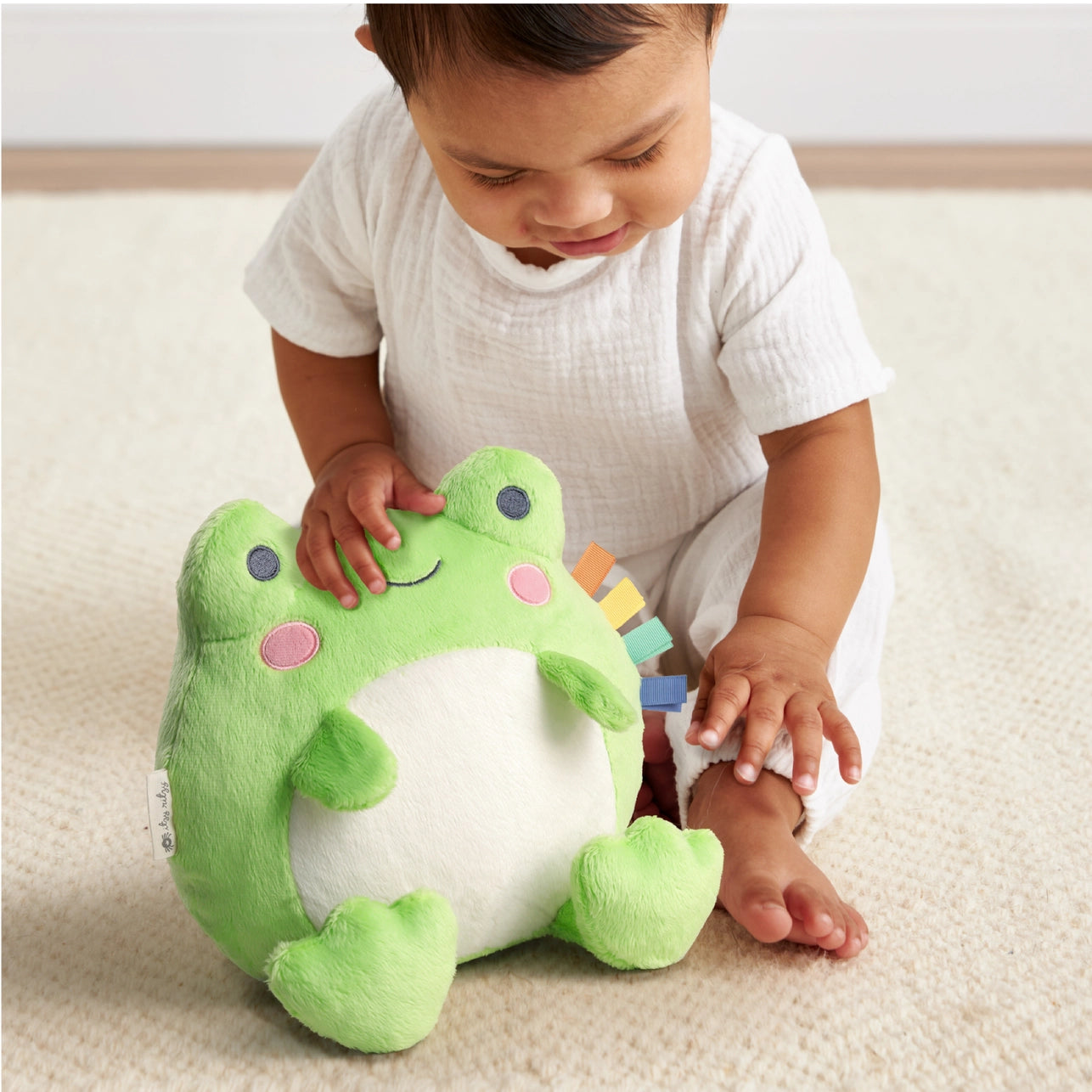 Itzy Ritzy Sweetie Snuggles Plush | Freddie the Frog
