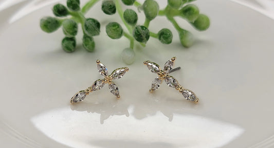 Cross Stud Earrings
