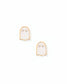 Ghostie Screwback Stud Earrings