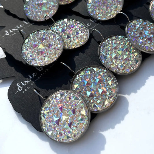 Shimmer + Shine Leverback Earrings
