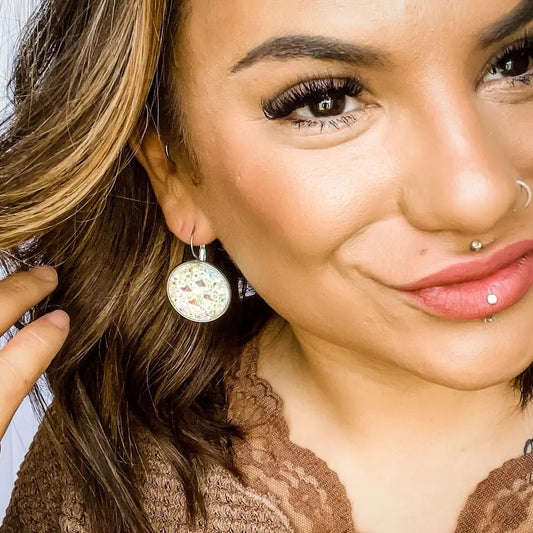 Shimmer + Shine Leverback Earrings