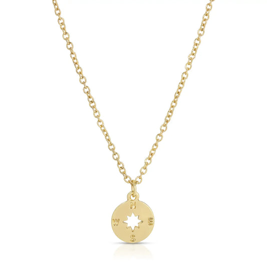I'd Be Lost Without You Gold Necklace for Mom