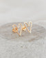 Hammered Heart Stud Earrings