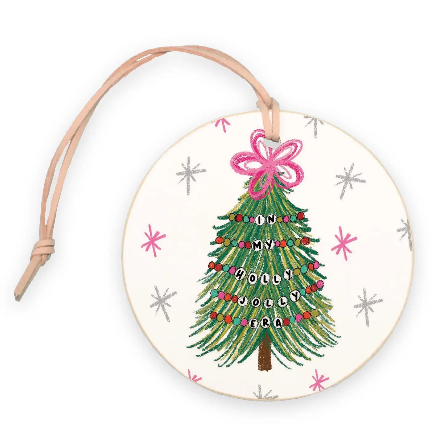 Holly Jolly Era Christmas Ornament