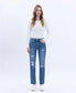 Jeanne High Rise Distressed Slim Straight Jeans | Vervet by Flying Monkey