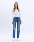 Jeanne High Rise Distressed Slim Straight Jeans | Vervet by Flying Monkey