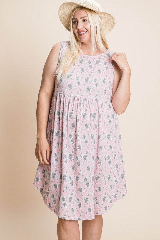 Joy Floral Babydoll Dress