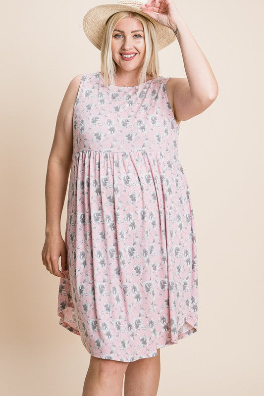 Joy Floral Babydoll Dress