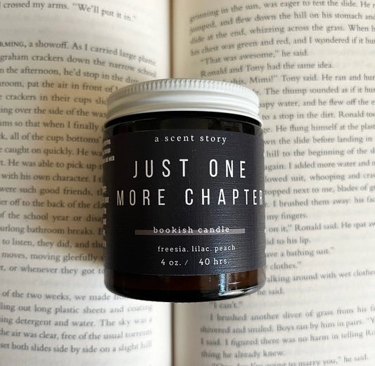 Just One More Chapter | Bookish Candle