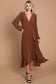 Lark Ruffle Hem Wrap Dress