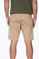 Men's Twill Stretch 4 Pocket Chino Khaki Shorts