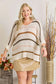 Miley Multi Color Stripe Sweater