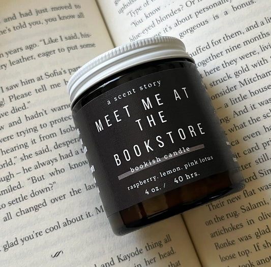 Meet Me At The Bookstore | Bookish Candle