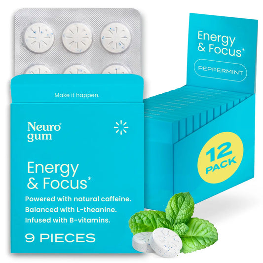Neuro Gum | Energy and Focus Gum | Peppermint