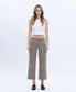 Olivia High Rise Leopard Crop Wide Leg Jeans
