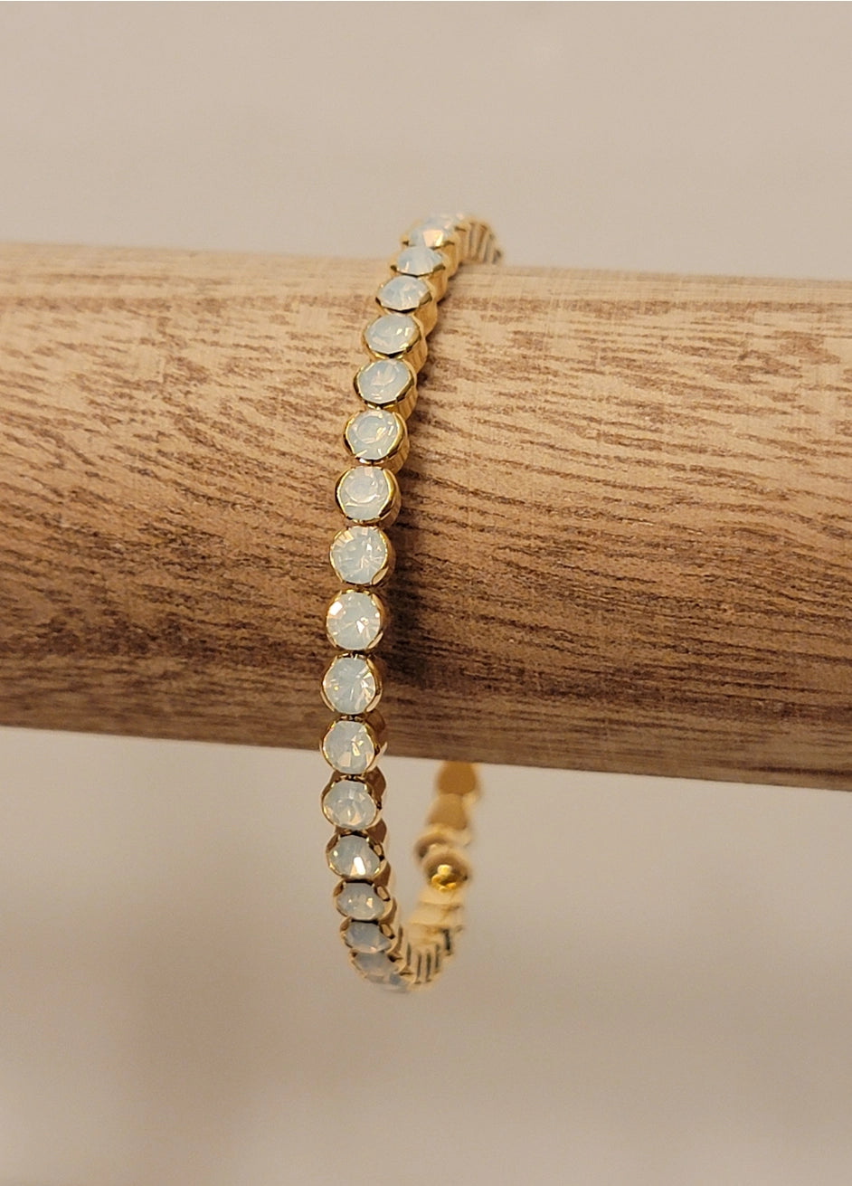 Opal Rhinestone Adjustable Bangle | MULTIPLE COLORS