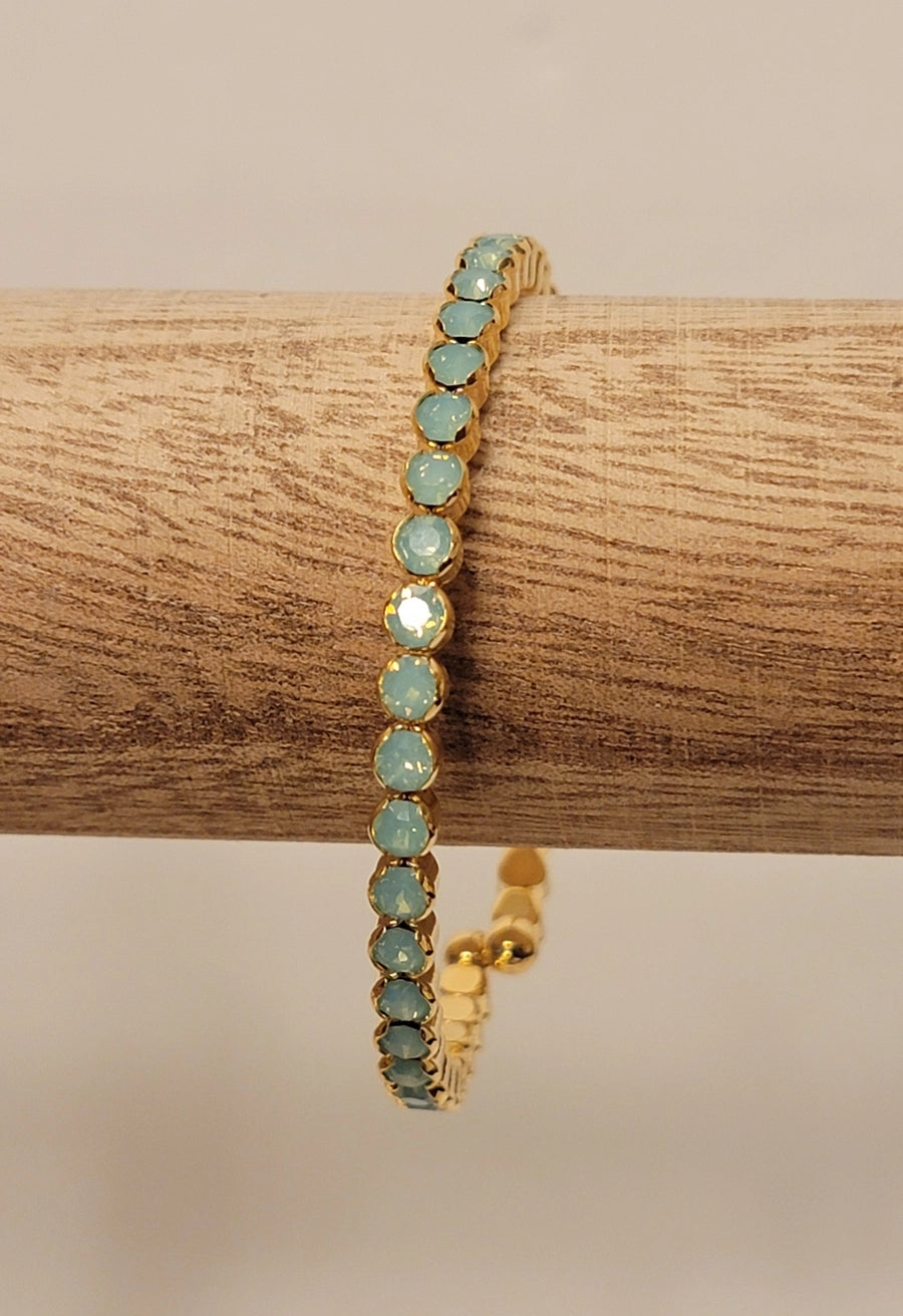 Opal Rhinestone Adjustable Bangle | MULTIPLE COLORS