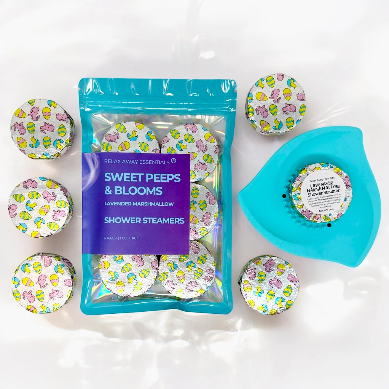 Sweet Peeps and Blooms Shower Steamer 6 Pack