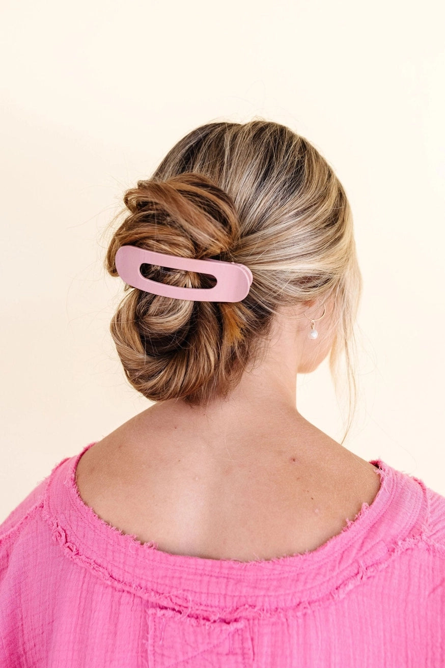 Glossy Flat Claw Clip | Multiple Colors