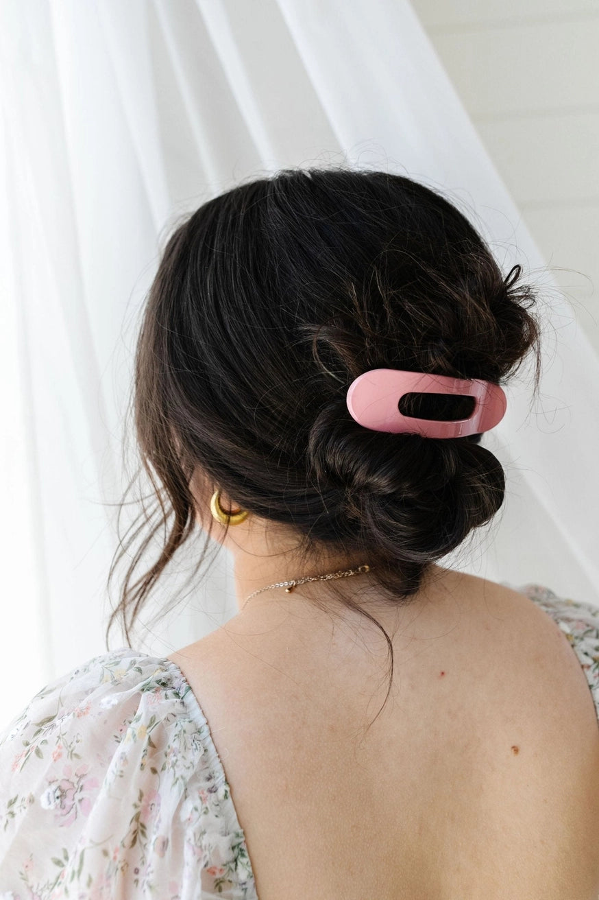 Glossy Flat Claw Clip | Multiple Colors