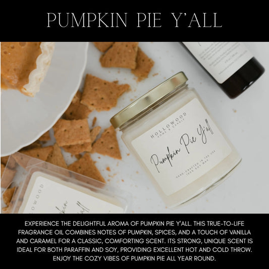 Pumpkin Pie Y'all | Linen + Room Spray