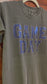 Game Day Tee | Royal Blue + Silver Spangles