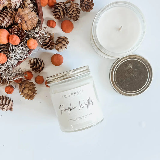 8oz Fall Candles | MULTIPLE SCENTS | Hollowood Home + Candle