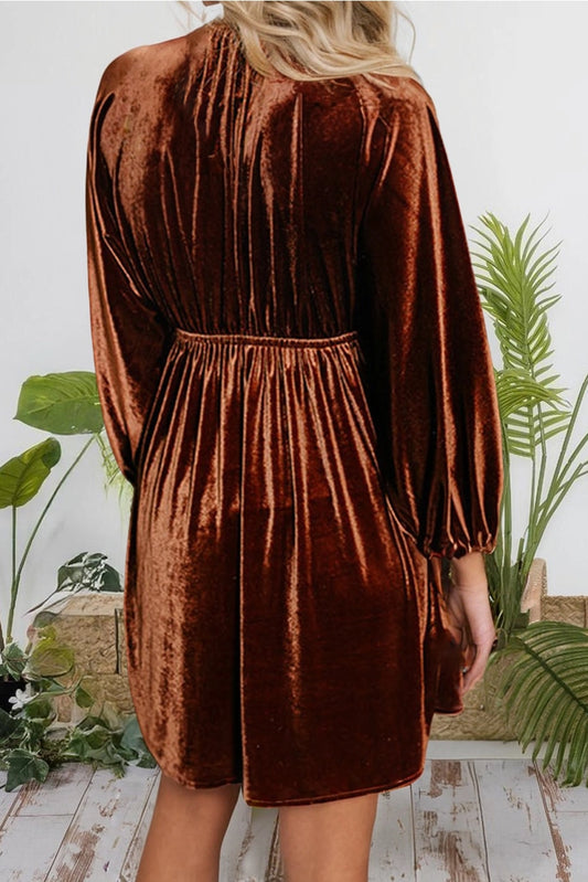 Jennie Velvet Mini Dress Dress