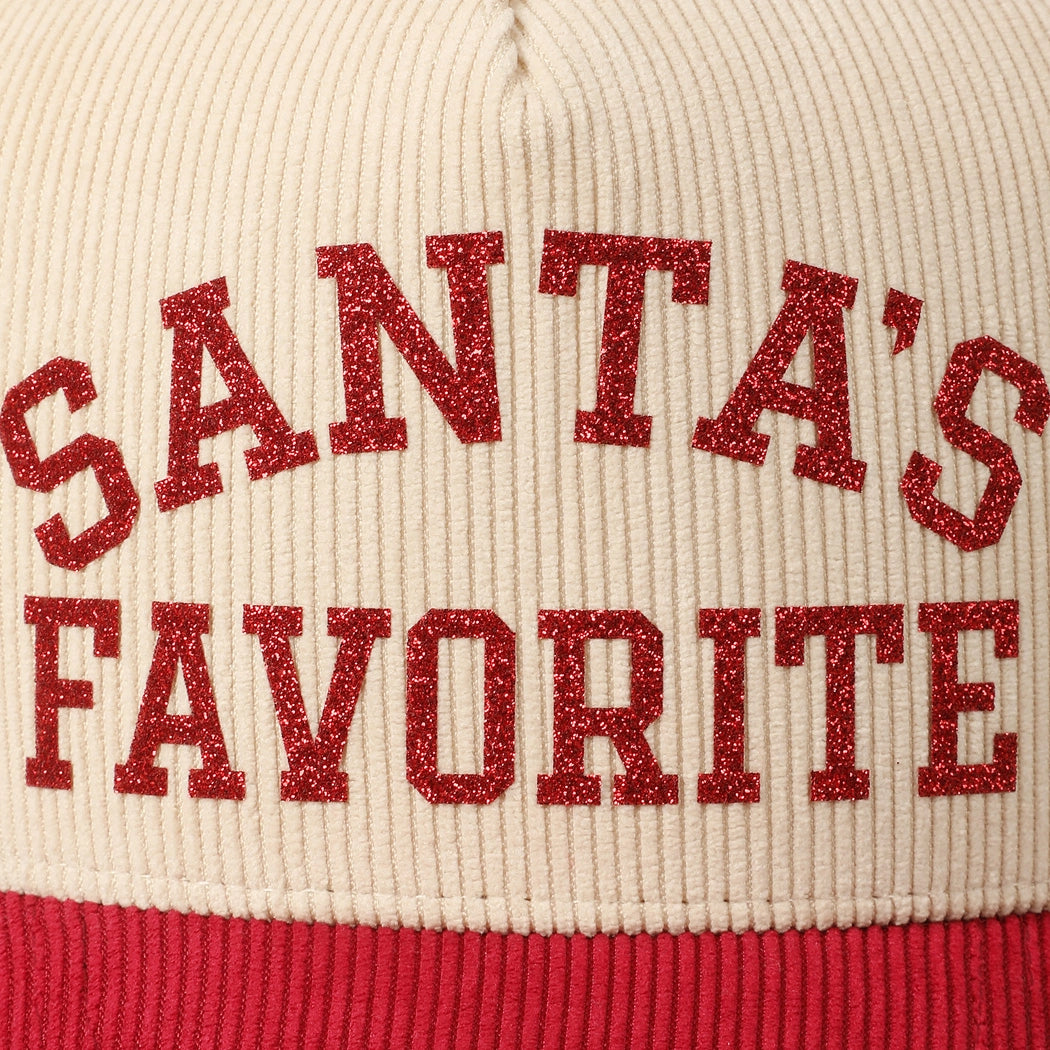 Santa's Favorite Corduroy Trucker Hat
