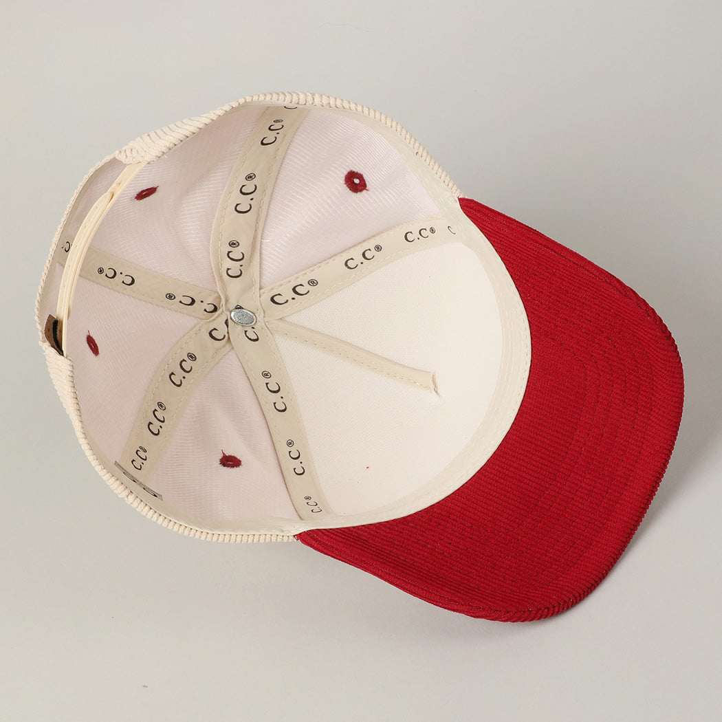 Santa's Favorite Corduroy Trucker Hat