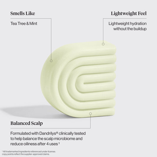 KITSCH Tea Tree & Mint Clarifying Shampoo & Conditioner Bar Combo