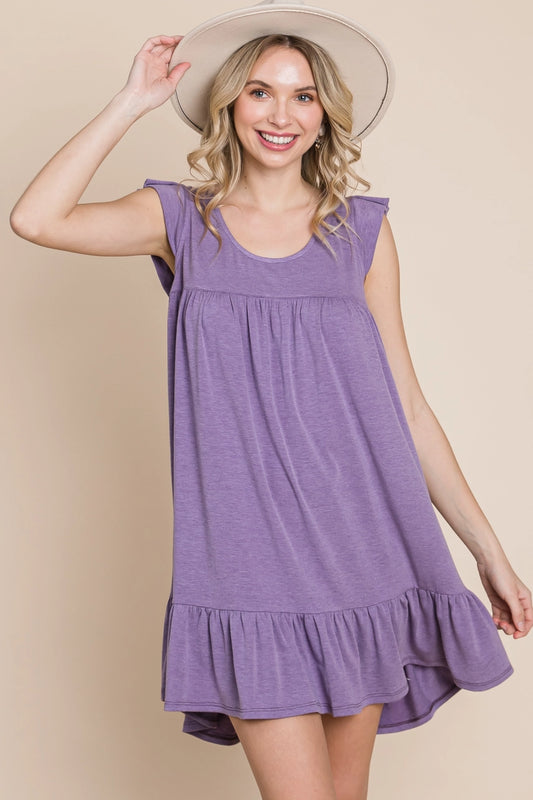 Shelby Open Back Babydoll Dress