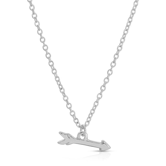 You Go Girl! Silver Necklace for Graduation
