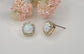 Square Opal Stud Earrings | MULTIPLE COLORS