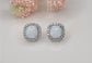 Square Opal Stud Earrings | MULTIPLE COLORS