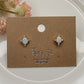 Opal Starburst Stud Earrings