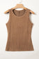 Cocoa Ribbed Tank