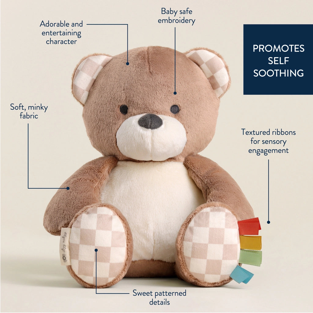 Itzy Ritzy Sweetie Snuggles Plush | Theo the Bear