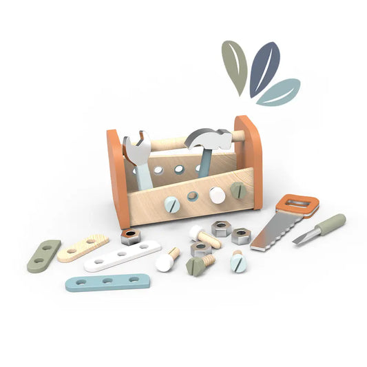 Wooden Tool Box-Work Bench Play Set