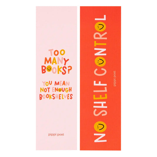 Too Many Books Bookmark Set
