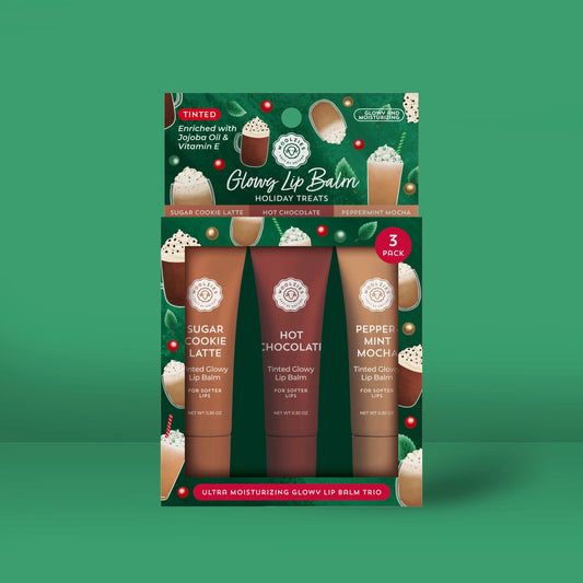Holiday Treats Glowy Lip Balm Collection