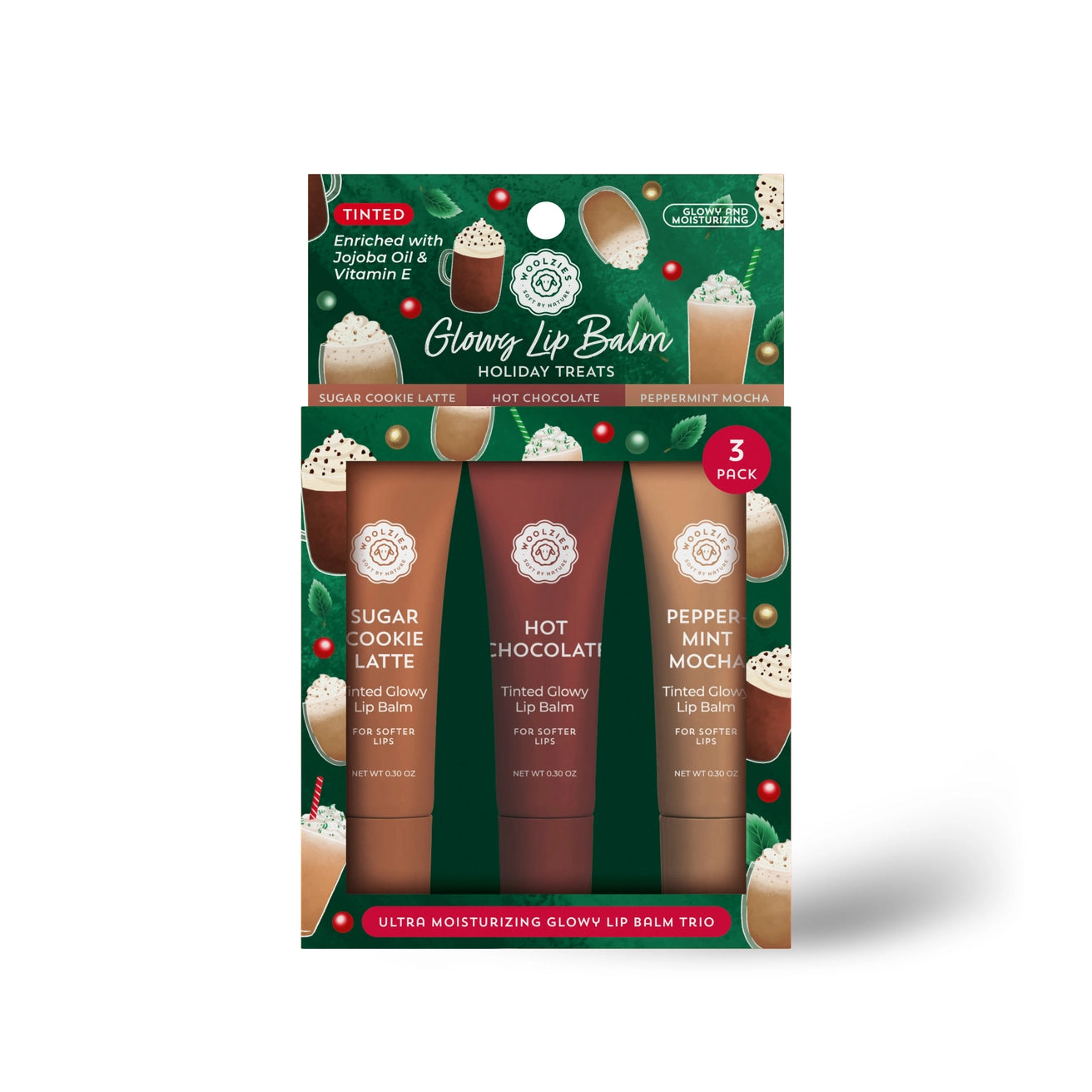 Holiday Treats Glowy Lip Balm Collection