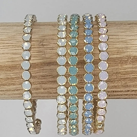 Opal Rhinestone Adjustable Bangle | MULTIPLE COLORS